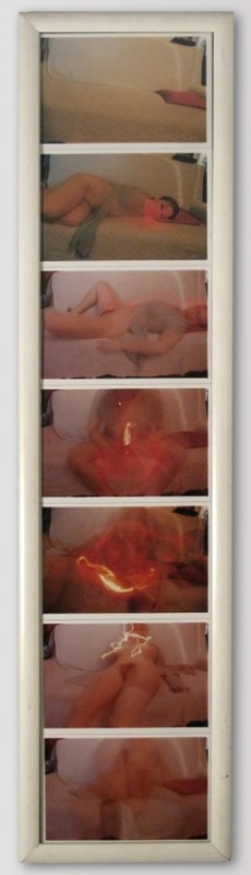 Veronika Bromová - ze série Milenci, barevá fotografie, 75 x 18 cm