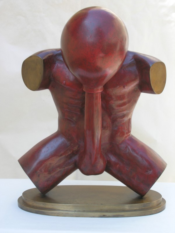 Stefan Milkov - Selfmademan, bronz, v.58 cm, 1993