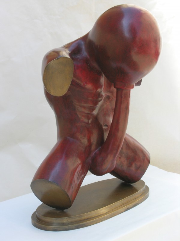 Stefan Milkov - Selfmademan, bronz, v.58 cm, 1993