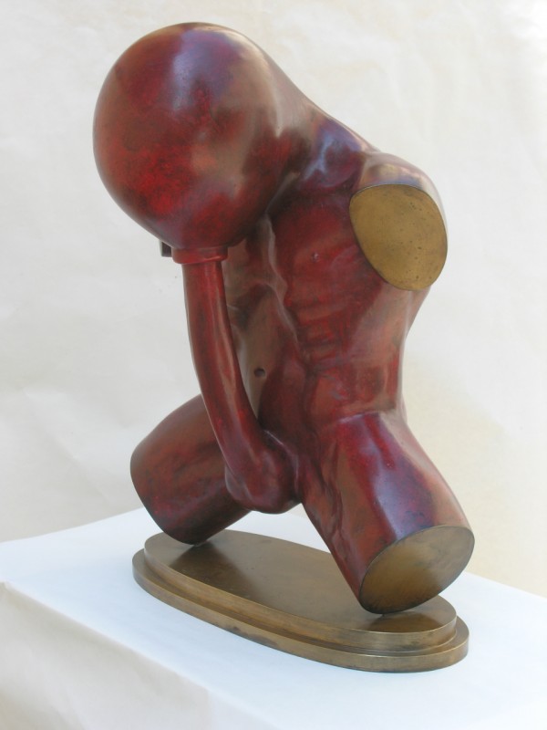 Stefan Milkov - Selfmademan, bronz, v.58 cm, 2003
