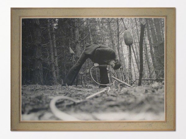 František Skála: z cyklu ON, 1991, černobílá fotografie na hobře
