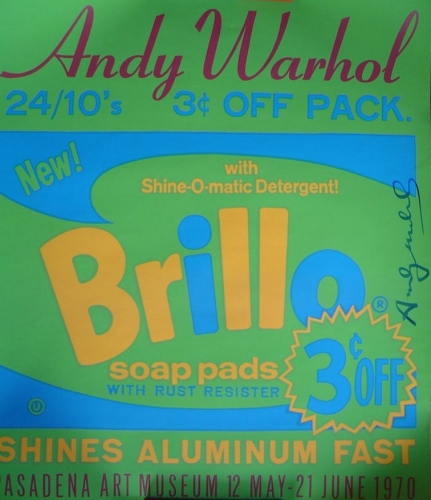 Andy Warhol: Brillo, serigrafie, 76x66 cm